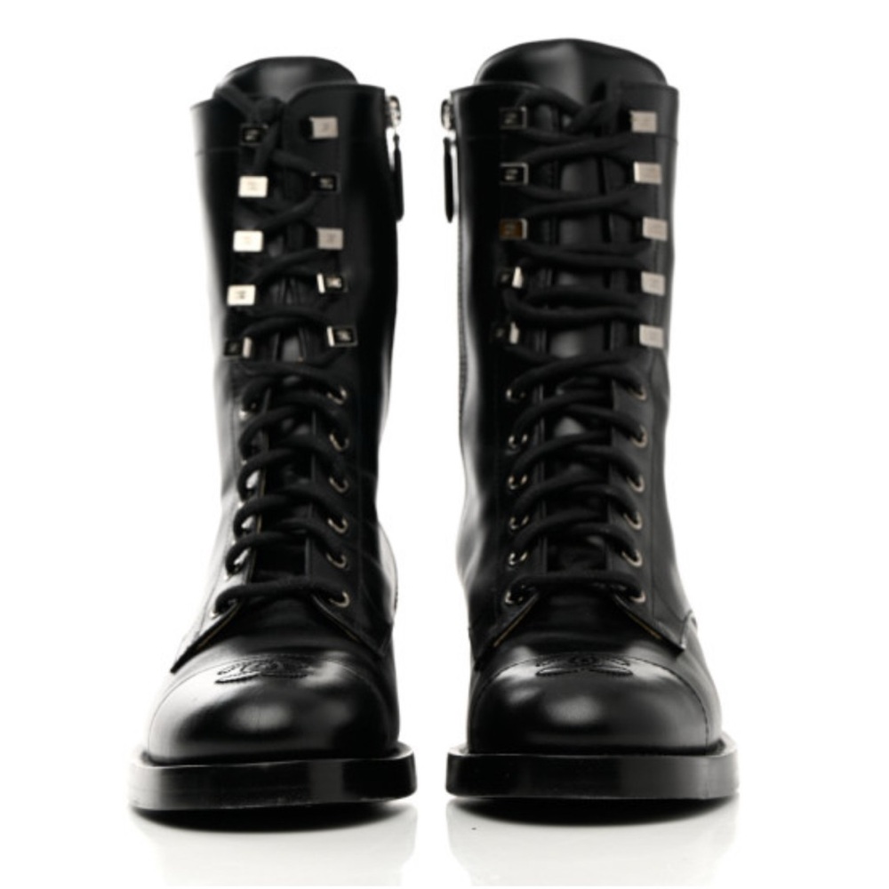 CHANEL Combat Boots - Picture 8 of 10